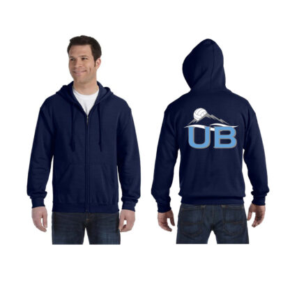 ULTRA BLUES ZIP HOOD - Image 2